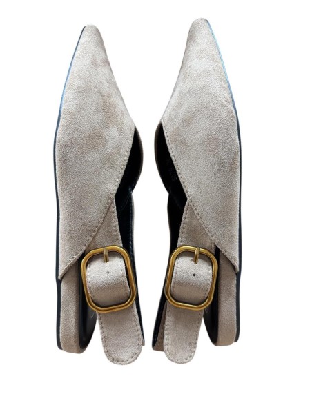 ZUECOPLANO HEBILLA TAUPE