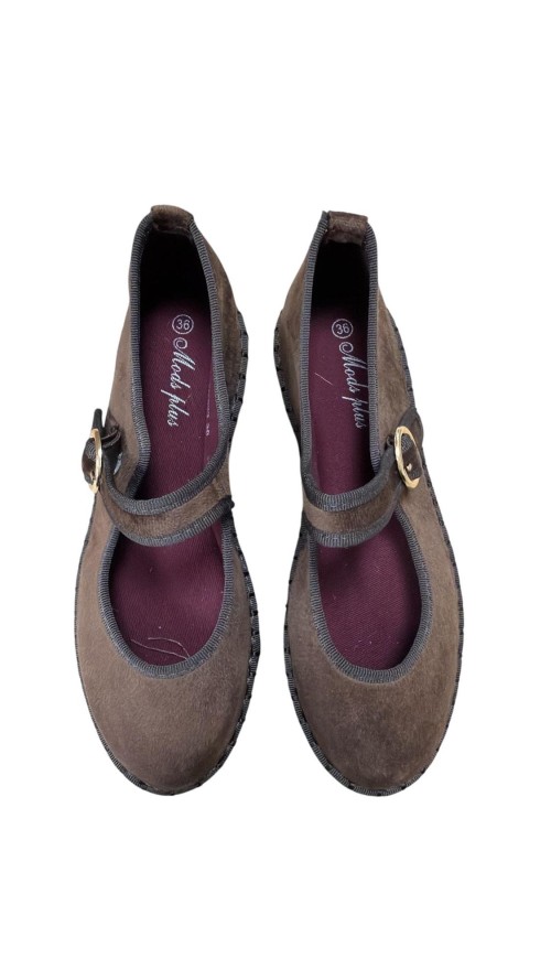 MANOLETINA TELA RIBETE MARRON