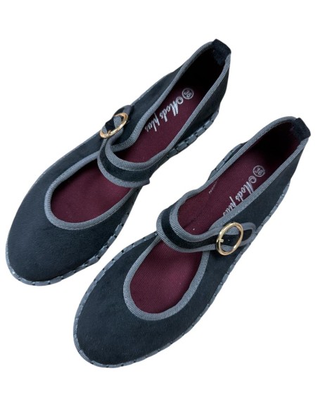 MANOLETINA TELA RIBETE NEGRO 1