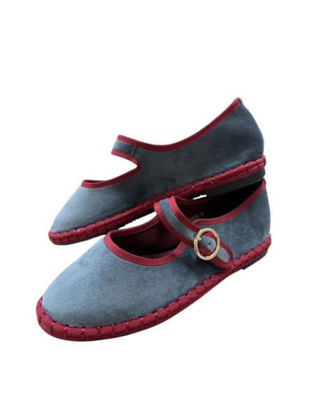 MANOLETINA TELA RIBETE GRIS