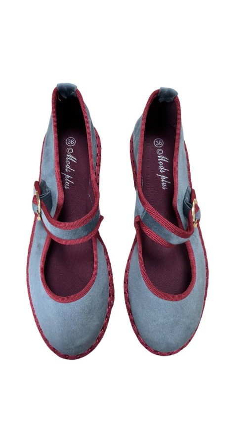 MANOLETINA TELA RIBETE GRIS