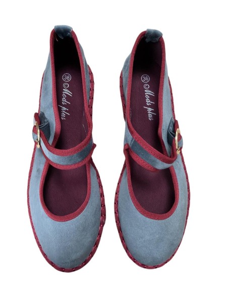 MANOLETINA TELA RIBETE GRIS