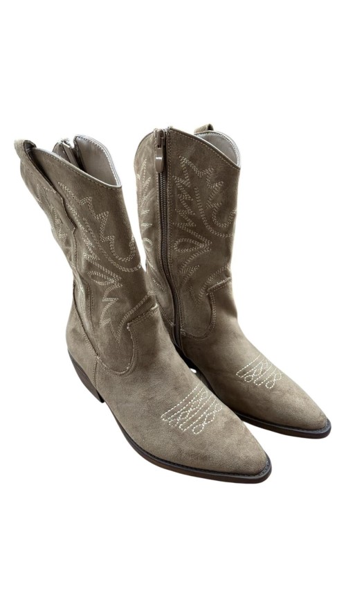 BOTIN MEDIO COW BOY TAUPE