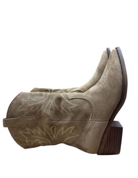 BOTIN MEDIO COW BOY TAUPE