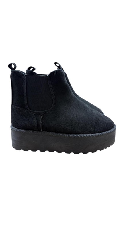 BOTIN ELASTICO PELO INTERIOR NEGRO