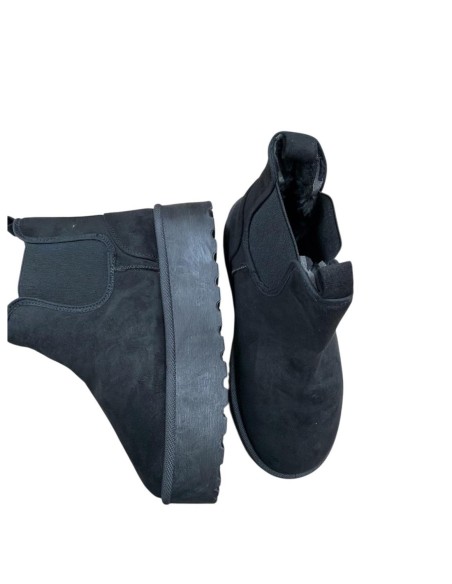 BOTIN ELASTICO PELO INTERIOR NEGRO