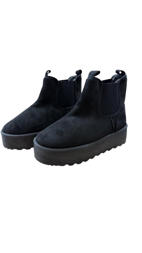 BOTIN ELASTICO PELO INTERIOR NEGRO