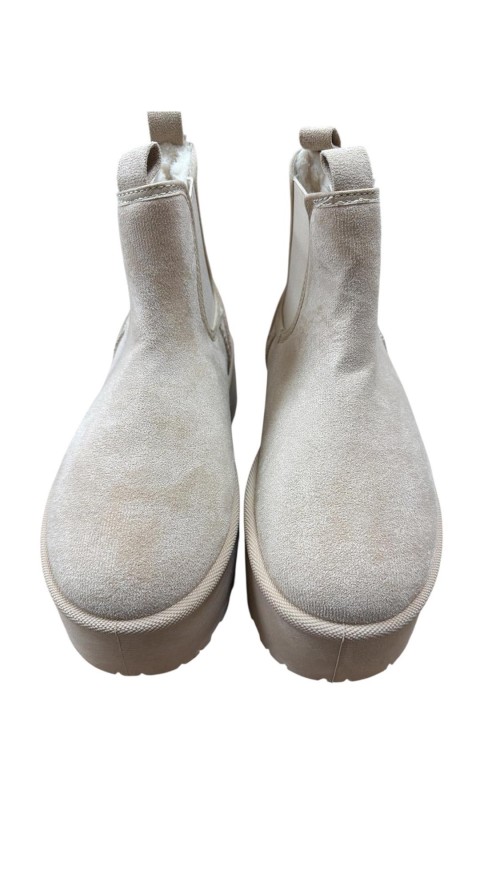 BOTIN ELASTICO PELO INTERIOR BEIG