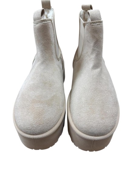 BOTIN ELASTICO PELO INTERIOR BEIG