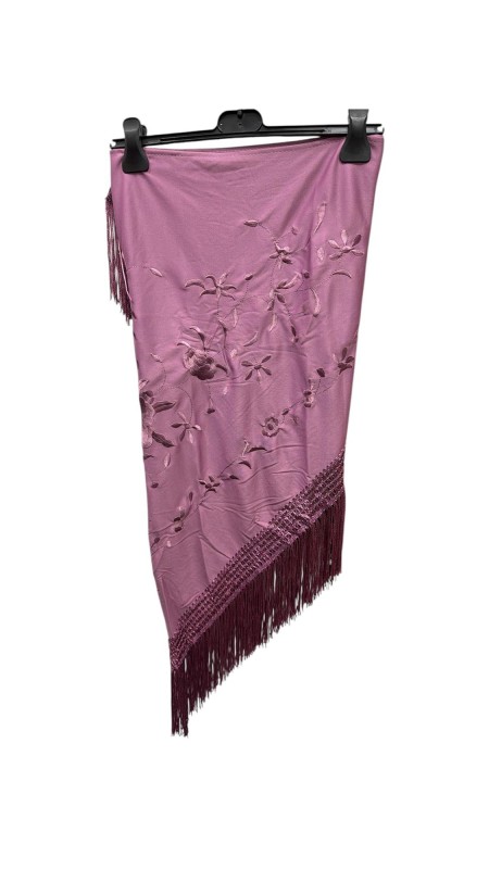 MANTON BORDADO AL TONO MAQUILLAJE