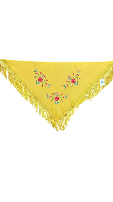 MANTON ESTAMPADO AMARILLO