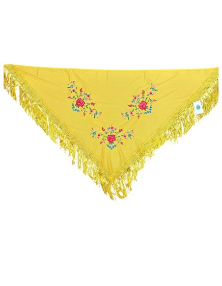 MANTON ESTAMPADO AMARILLO