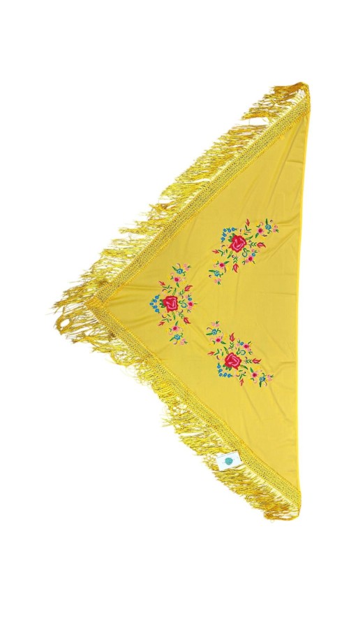 MANTON ESTAMPADO AMARILLO