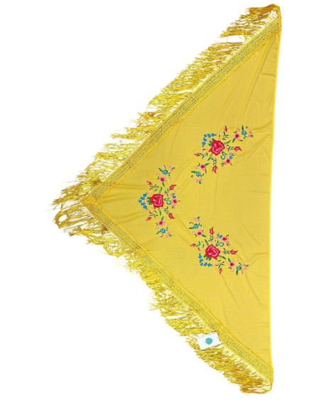 MANTON ESTAMPADO AMARILLO