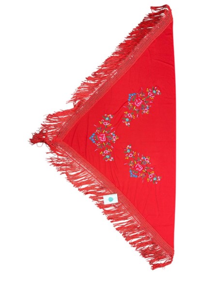 MANTON ESTAMPADO ROJO