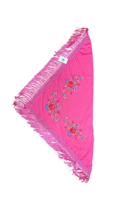MANTON ESTAMPADO FUXIA