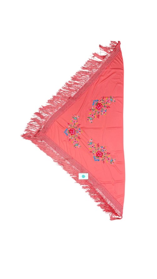 MANTON ESTAMPADO CORAL