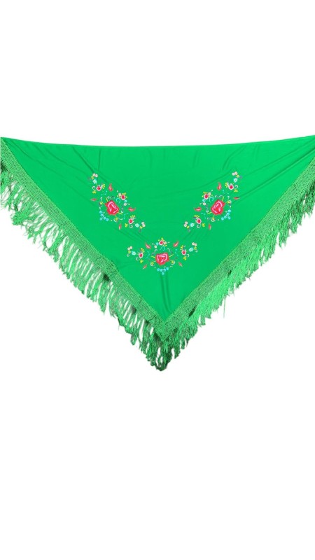 MANTON ESTAMPADO VERDE ANDALUCIA