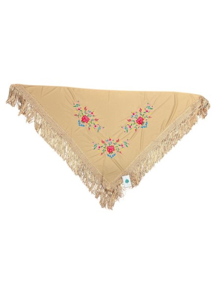 MANTON ESTAMPADO CAMEL