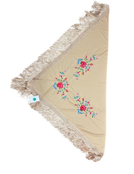 MANTON ESTAMPADO CAMEL