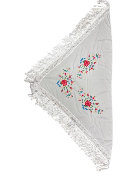 MANTON ESTAMPADO BLANCO