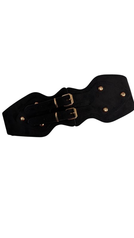 CINTURON/FAJIN ALMUDENA NEGRO