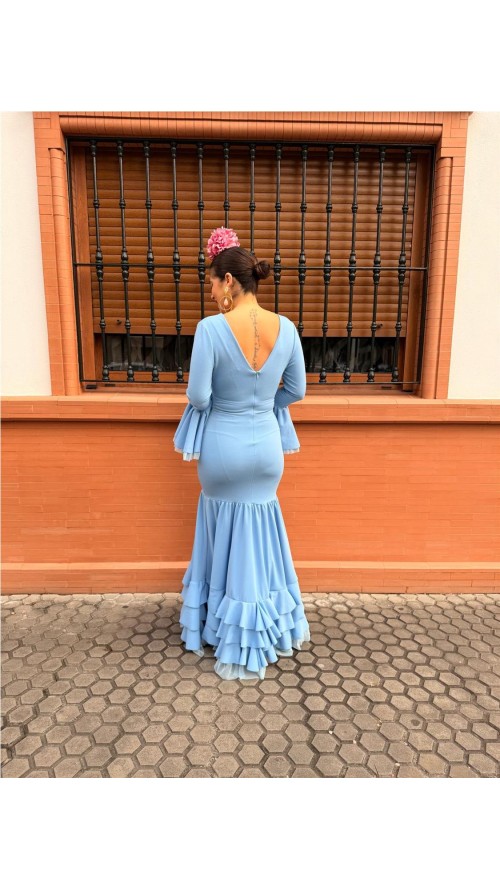 VESTIDO SEVILLA CELESTE