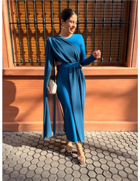 VESTIDO ESTHER PETROLEONEGRO