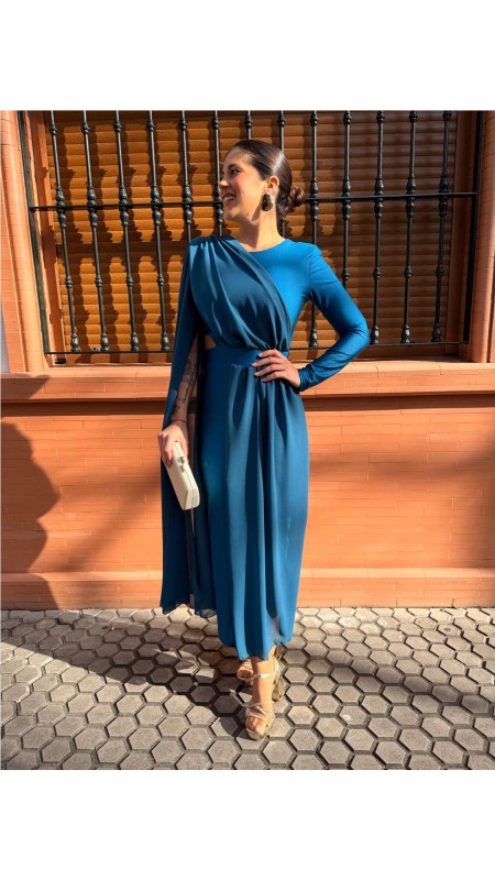 VESTIDO ESTHER PETROLEONEGRO 2