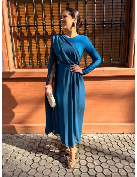 VESTIDO ESTHER PETROLEONEGRO