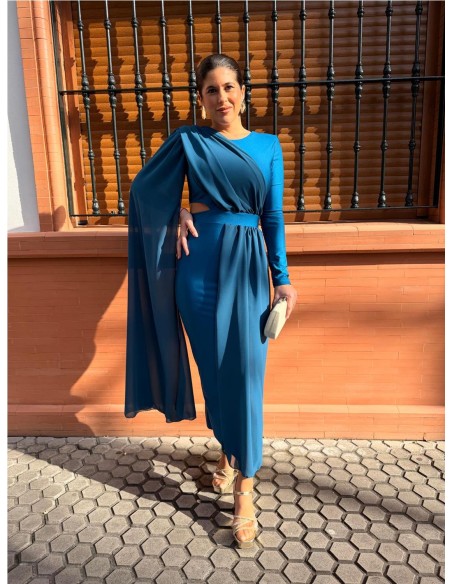 VESTIDO ESTHER PETROLEONEGRO