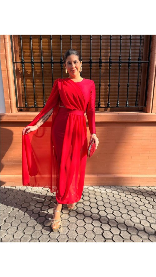 VESTIDO ESTHER ROJO