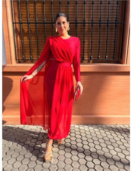 VESTIDO ESTHER ROJO