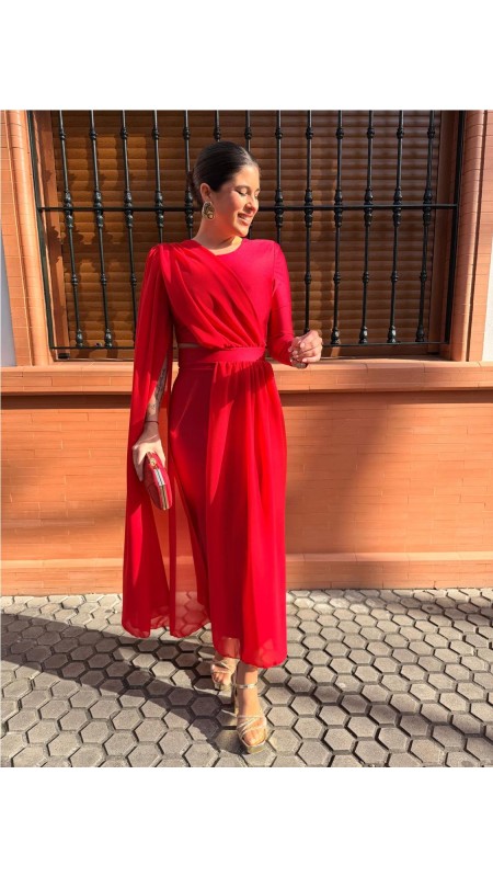 VESTIDO ESTHER ROJO 2