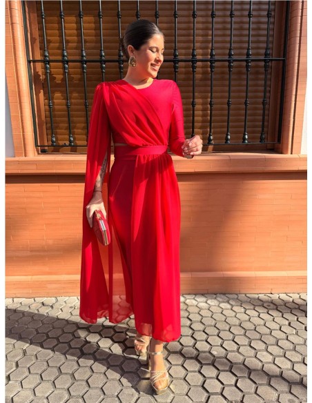 VESTIDO ESTHER ROJO