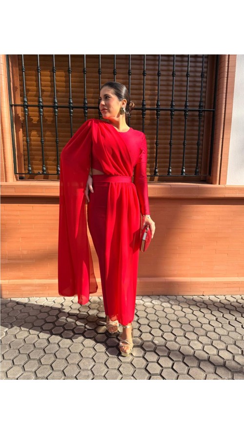 VESTIDO ESTHER ROJO