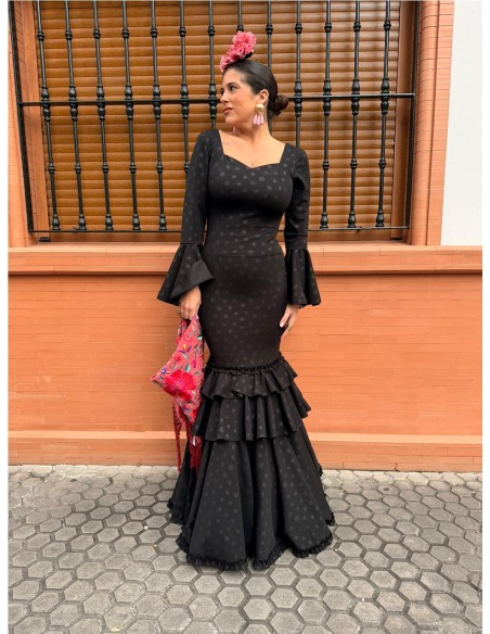 VESTIDO MALAGA NEGRO