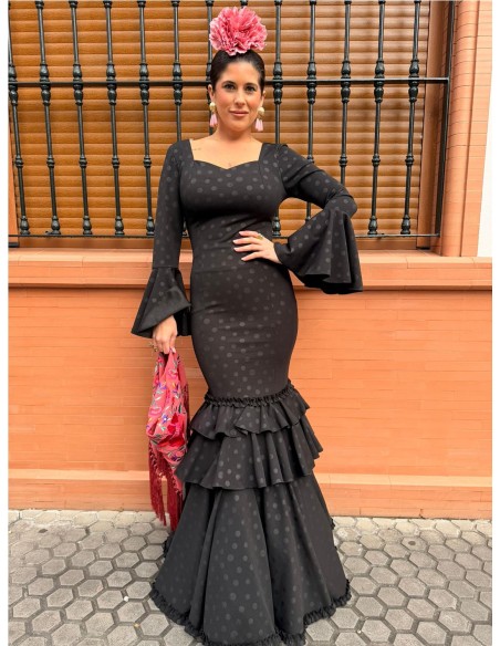 VESTIDO MALAGA NEGRO
