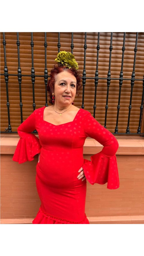VESTIDO MALAGA ROJO