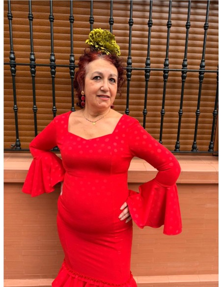 VESTIDO MALAGA ROJO