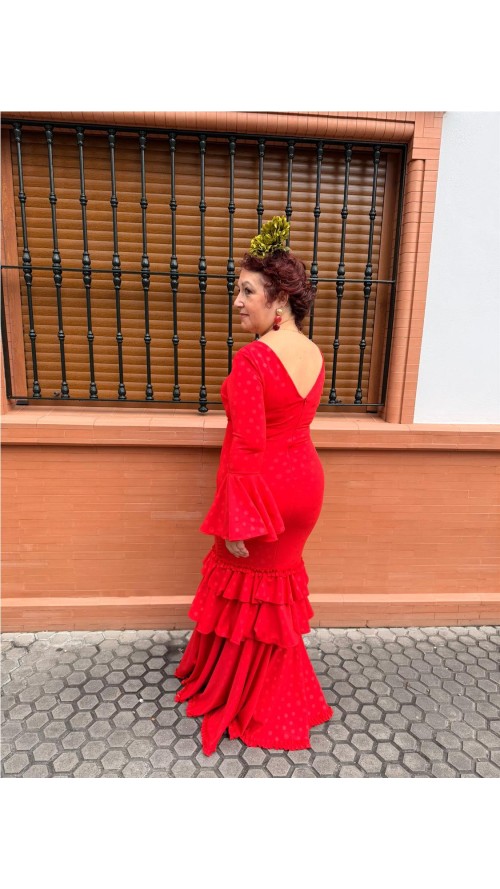 VESTIDO MALAGA ROJO