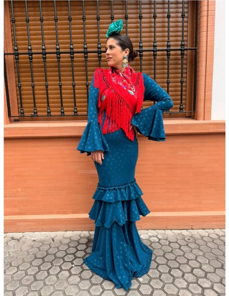 VESTIDO MALAGA PETROLEONEGRO