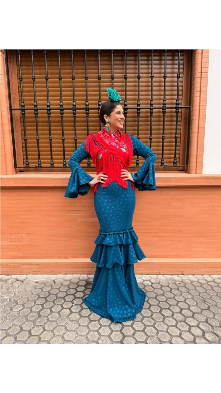 VESTIDO MALAGA PETROLEONEGRO 2