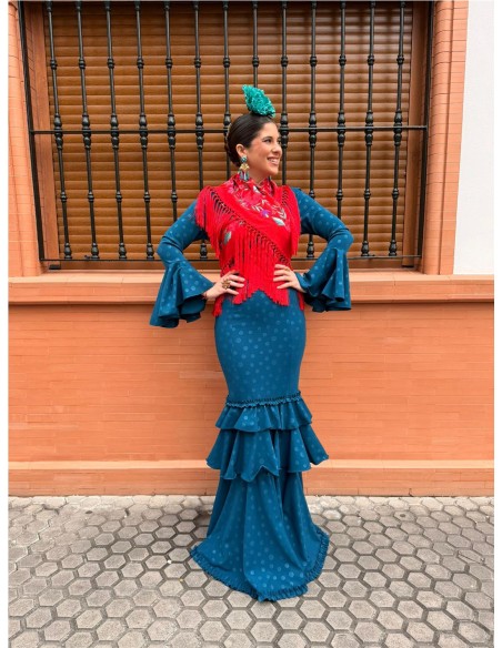 VESTIDO MALAGA PETROLEONEGRO