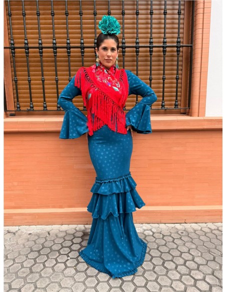 VESTIDO MALAGA PETROLEONEGRO