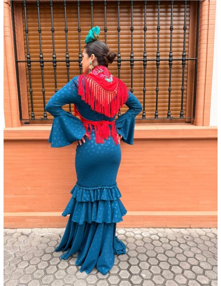 VESTIDO MALAGA PETROLEONEGRO