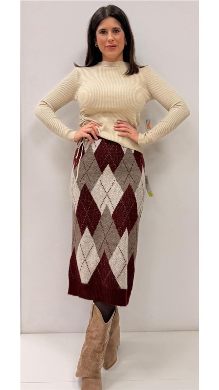 FALDA AZAHARA BURDEOS