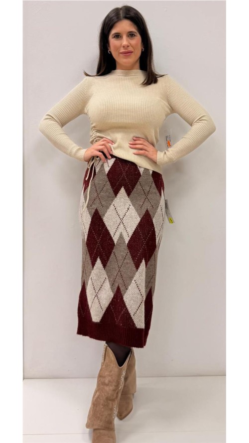 FALDA AZAHARA BURDEOS