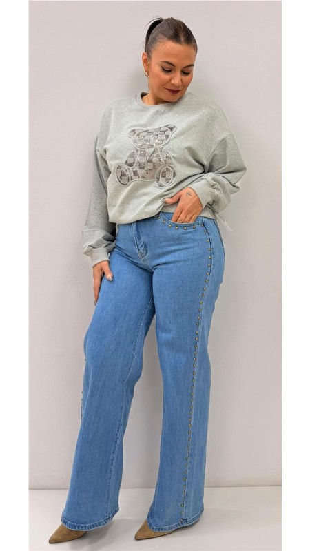 SUDADERA AMAYA GRIS 2