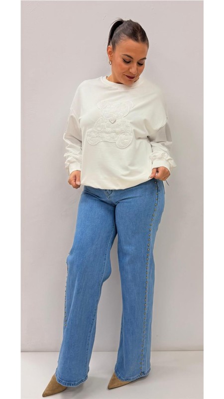 SUDADERA AMAYA BLANCO